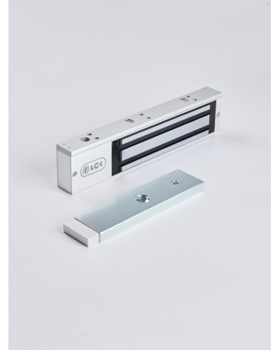 R-Lock RL-EM280-LSS - Электромагнитный замкок, 280кг, DC12/24B, цвет серебристый сатинированный алюминий RAL 7047, два датчика втроены в корпус замка: датчик Холла и магнито-контактный датчик в Муроме Электромагнитные замки Pintop.ru