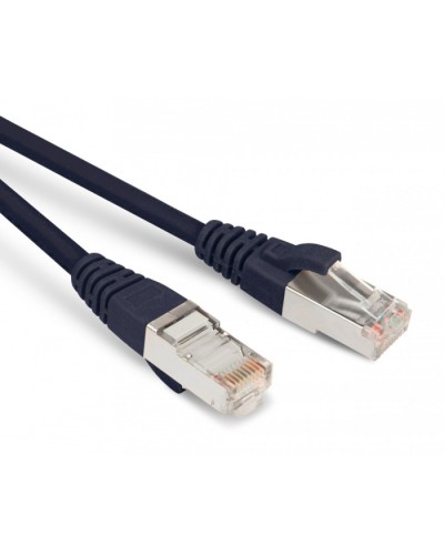 Патч-корд экранированный Hyperline PC-LPM-STP-RJ45-RJ45-C6-1.5M-LSZH-BK в Муроме Патчкорды (медные) Pintop.ru