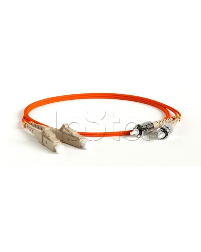 Патч-корд волоконно-оптический MM 62.5/125, ST-LC, duplex, LSZH, 1 м Hyperline FC-D2-62-LC/PR-ST/PR-H-1M-LSZH-OR (FC-62-ST-LC-PC-1M) в Муроме Патч-корды оптические Pintop.ru