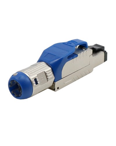 Разъем полевой оконцовки RJ-45 8P8C Hyperline PLUE-8P8C-S-C8-SH-BL в Муроме Коннекторы и разъемы Pintop.ru