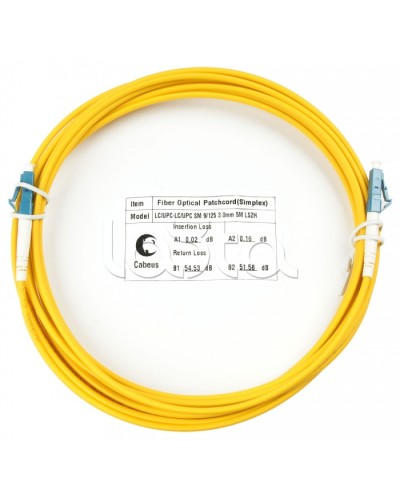 Шнур оптический simplex LC-LC 9/125 sm 20м LSZH Cabeus FOP(s)-9-LC-LC-20m в Муроме Патч-корды оптические Pintop.ru