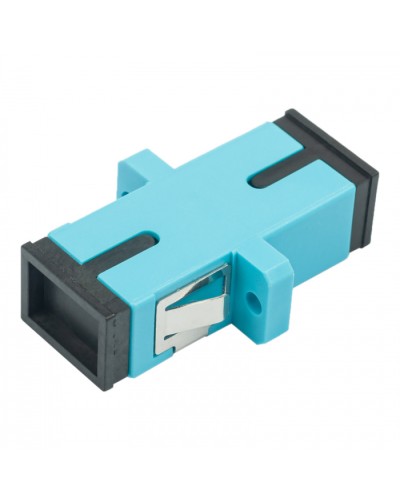 Адаптер оптический проходной SC-SC, OM3, симплекс (simplex), бирюзовый Datarex DR-540023 в Муроме Коммутационные изделия Pintop.ru
