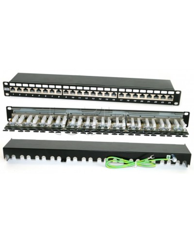 Патч-панель Hyperline PP2-19-24-8P8C-C6A-SH-110D в Муроме Патч панель Pintop.ru