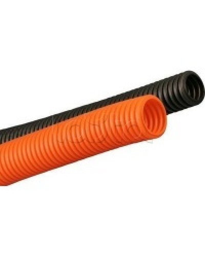 Труба гофрированная ПНД 20 мм без зонда тяжёлая цвет оранжевый DKC 70520 в Муроме Труба гофрированная Pintop.ru