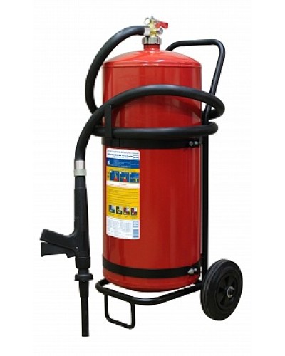 Огнетушитель ПОЖТЕХНИКА ОВП-50(з) МИГ зимний (ФторПАВ) на съемн.тележке с перекр. стволом (баллон 62,5 л, ОТВ 50 л) в Муроме Огнетушители Pintop.ru