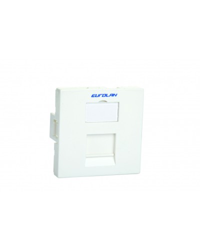 Адаптер 22,5х45 Eurolan 16B-45-02WT в Муроме Аксессуары для кабель-канала Pintop.ru