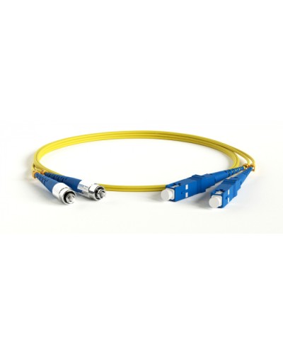 Патч-корд волоконно-оптический Hyperline FC-D2-9-SC/UR-ST/UR-H-30M-LSZH-YL в Муроме Патч-корды оптические Pintop.ru