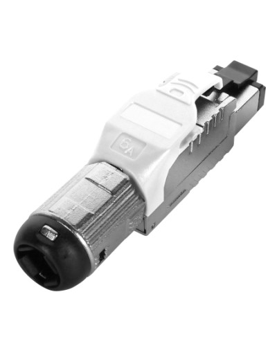 Разъем полевой оконцовки RJ-45 Hyperline (PLUE-8P8C-S-C6A-SH-WH) в Муроме Патч-корды и пигтейлы Pintop.ru