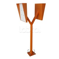 Стойка для считывателя Аякс 300х400 мм, оранжевая, Базовая, двусторонняя Магнито-контакт