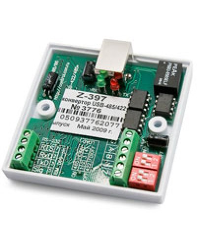 Конвертер специальный с гальванической развязкой USB RS422/485 IronLogic Z-397 (мод. USB) в Муроме Сетевая СКУД Matrix Pintop.ru