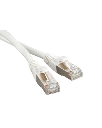 Патч-корд экранированный Hyperline PC-LPM-STP-RJ45-RJ45-C5e-10M-LSZH-WH в Муроме Патчкорды (медные) Pintop.ru
