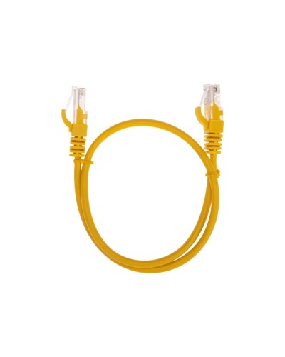 Патч-корд U/UTP, CAT 5e, RJ45-RJ45, 26AWG, LSZH, желтый, 0,5м REXANT 02-0105-05 в Муроме Патчкорды (медные) Pintop.ru