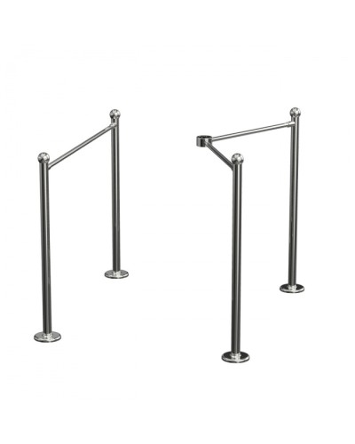 Ограждение прямое Ростов-Дон ОП-Р (Хром) в Муроме Ограждения Pintop.ru