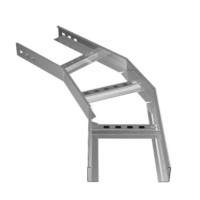 Угол горизонтальный 45° 400х100 (1,2) для лестничного лотка ПожТехКабель (650-321)