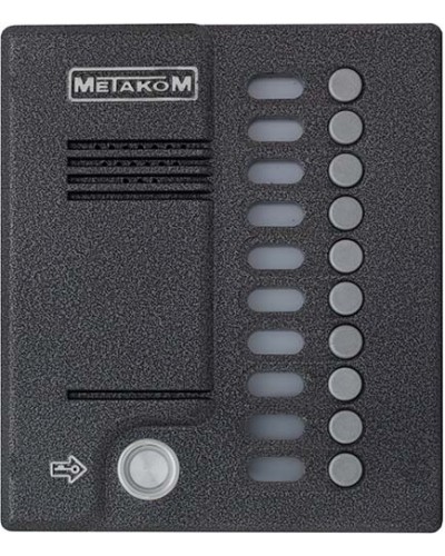 Блок вызова домофона Метаком MК10.2-TM4EV в Муроме Вызывные видеопанели малоабонентные Pintop.ru