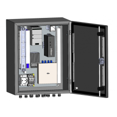 Узел коммутации всепогодный SpaceCam SC-Box-L2-8GP-240-2G-UPS(L)