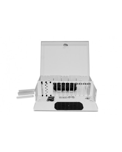 Бокс оптический Hyperline FO-WBX-12xSLT-W140H42-96UN-GY в Муроме Кросс оптический Pintop.ru