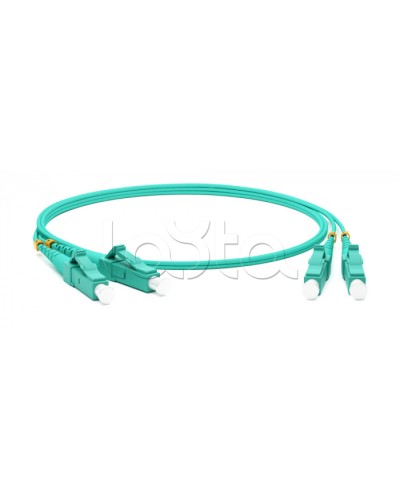 Патч-корд волоконно-оптический Hyperline FC-D2-503-LC/PR-LC/PR-H-15M-LSZH-AQ в Муроме Патч-корды оптические Pintop.ru