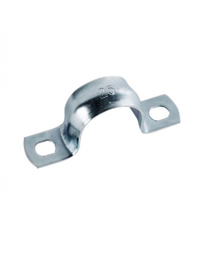 Скоба оцинк. с двумя отверстиями, для трубы D25мм (5шт) Экопласт (43625-5) - Скоба оцинкованная с двумя отверстиями, для трубы D25мм (5шт) Экопласт в Муроме Держатели, клипсы, скобы Pintop.ru