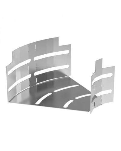 Угол горизонтальный изменяемый 0-45 градусов Стандарт INOX (AISI 304) 150х80 Промрукав (PR16.3588) в Муроме Аксессуары для лотков Pintop.ru