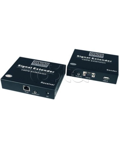Комплект (передатчик+приемник) для передачи VGA OSNOVO TLN-VKM/1+RLN-VKM/1(ver.2) в Муроме Видеоусилители, Модуляторы, Делители Pintop.ru