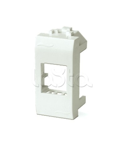 Адаптер для информационных разъемов Systimax, белый, 1мод. DKC 76609B в Муроме Аксессуары для стоек и шкафов Pintop.ru