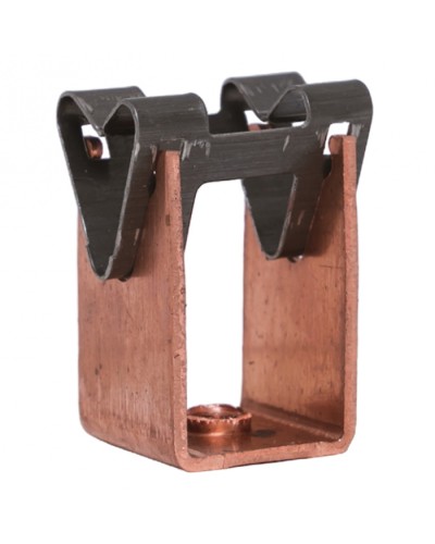 Держатель токоотвода металлический 35мм, L=20мм, Ni/Сu EKF PROxima (lp-d2115-20-cu) в Муроме Электротехническое оборудование Pintop.ru