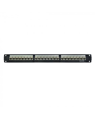 Патч-панель модульная 19, 1U, CAT6A, 24 порта RJ45, экранированная DKC RN6APPF24 в Муроме Патч панель Pintop.ru