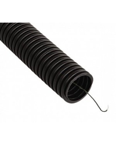 Труба гофрированная ПВХ легкая 350 Н черная с/з д16 (100 м/5500 м уп/пал) Промрукав (PR01.0053) в Муроме Труба гофрированная Pintop.ru