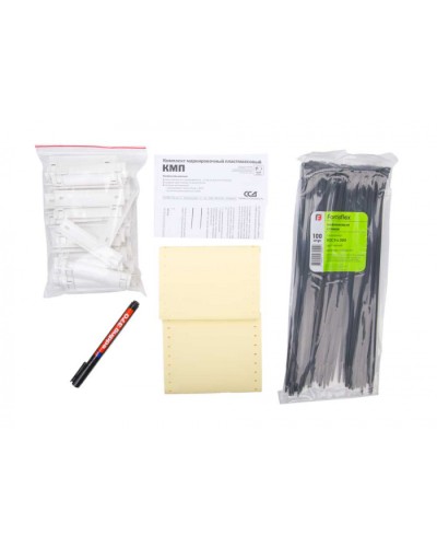 Комплект маркировочный пластмассовый КМП ССД (120808-00041) в Муроме Аксессуары для кабель-канала Pintop.ru