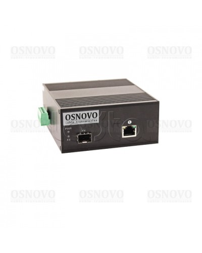 Медиаконвертер Gigabit Ethernet с поддержкой PoE OSNOVO OMC-1000-11X/I в Муроме Медиаконвертеры Pintop.ru