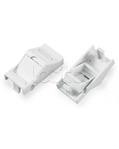 Вставка угловая 45x22.5 для 1 модуля формата Keystone Jack Hyperline SIP2A-1K-M45-22.5 в Муроме Модули Keystone Pintop.ru