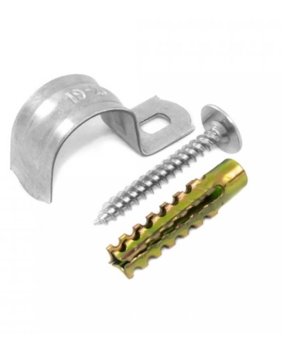 Комплекты для крепления ОКЛ с использованием самореза, дюбеля и скобы СМО 12-13 (100 шт) Промрукав (PR08.4993) в Муроме Держатели, клипсы, скобы Pintop.ru