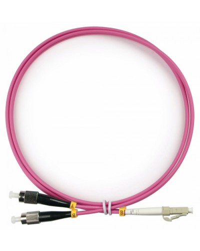 Шнур оптический duplex LC-FC 50/125 mm OM4 1,5м LSZH Cabeus FOP-50-OM4-LC-FC-1,5m в Муроме Патч-корды оптические Pintop.ru