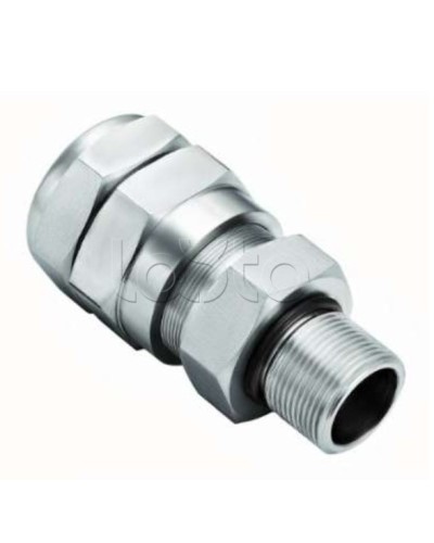 Кабельный ввод для бронированного кабеля с уплотнением внутренней оболочки кабеля резьбой G1/2, внешним диаметром кабеля D от 11 до 15 мм и проходным диаметром кабеля d= 6-10 мм Спектрон КВБ-15/10-М-G1/2 в Муроме Аксессуары для кабель-канала Pintop.r