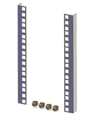 Направляющие для шкафов 18U (2 шт/уп.) TLK TLK-VNI-18U-2 в Муроме Аксессуары для стоек и шкафов Pintop.ru