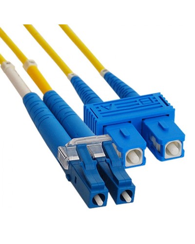 Патч-корд оптический переходной (SM), 9/125 (OS2), LC/UPC-SC/UPC, (Duplex), LSZH, 2м REXANT 50-2410 в Муроме Патч-корды оптические Pintop.ru