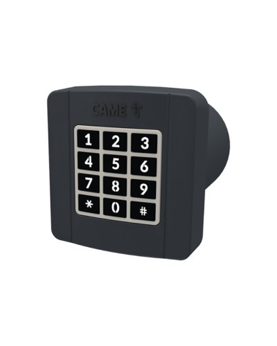 Проводная встраиваемая кодонаборная клавиатура Came 806SL-0290 - SELT2BDG, подключаемая к шине CXN, 12 кнопок, синяя подсветка, RAL7024 в Муроме Запчасти для шлагбаумов и автоматики Pintop.ru