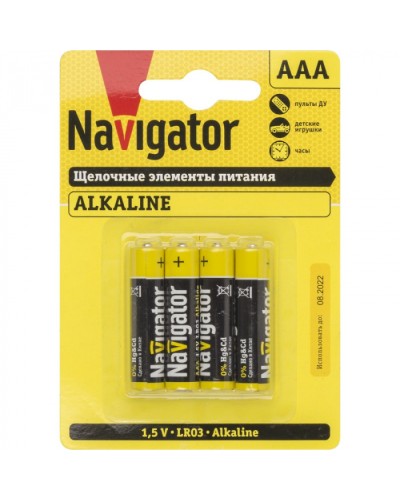 Элемент питания Navigator 61 462 NBT-NPE-LR03-BP4 в Муроме Электротехническое оборудование Pintop.ru
