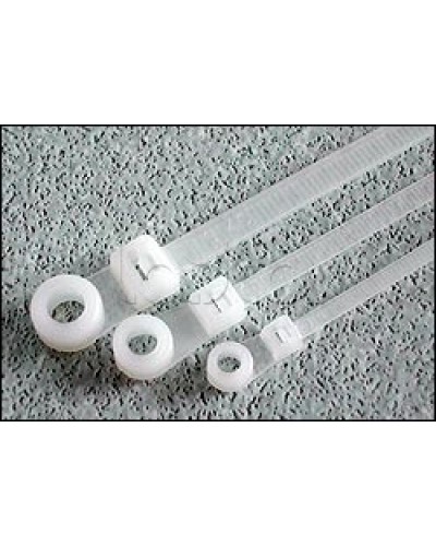 Хомут-стяжка нейлоновый 200x4,8 с отверстием под винт Hyperline GTM-200STC (100 шт/уп.) в Муроме Стяжки-хомуты Pintop.ru