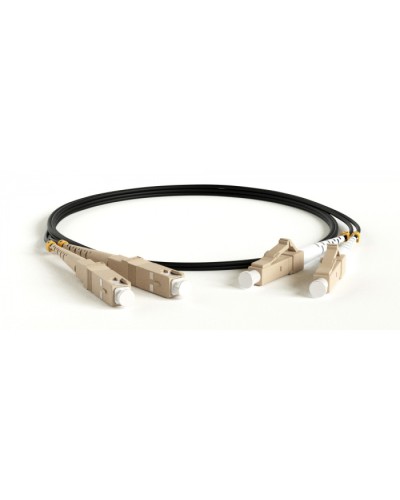 Патч-корд волоконно-оптический Hyperline FC-D2-50-LC/PR-LC/PR-H-15M-LSZH-BK в Муроме Патч-корды оптические Pintop.ru