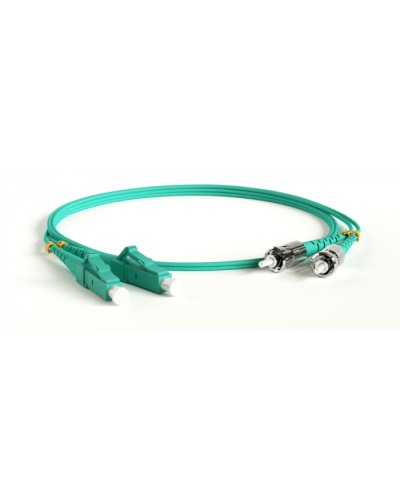 Патч-корд волоконно-оптический Hyperline FC-D2-503-LC/PR-ST/PR-H-1.5M-LSZH-AQ в Муроме Патч-корды оптические Pintop.ru