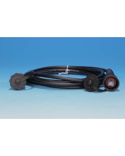 Патч-корд промышленный Hyperline PC-IE-LPM-STP-RJ45-RJ45-C5e-1M-BK в Муроме Патчкорды (медные) Pintop.ru