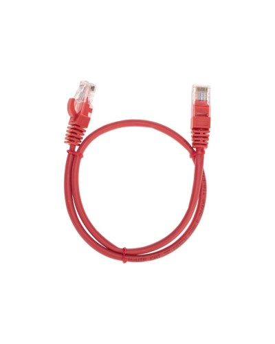 Патч-корд U/UTP, CAT 5e, RJ45-RJ45, 26AWG, LSZH, красный, 0,5м REXANT 02-0103-05 в Муроме Патчкорды (медные) Pintop.ru