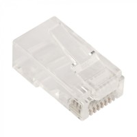 Коннектор RJ45 тип EZ, 8P8C, UTP, Cat.5e, универс, покрытие 50 микрон,100 шт LANMASTER (LAN-EZ45-8P8C/U5E-100)