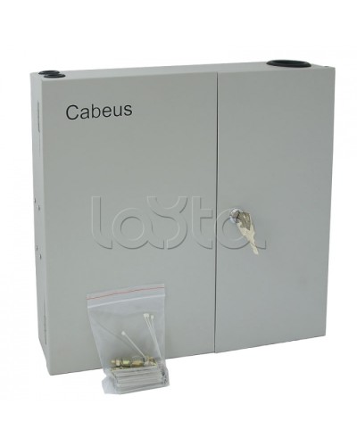 Бокс оптический настенный 19 на 16 SC/2xLC портов Cabeus FO-WL-16SC-K в Муроме Кросс оптический Pintop.ru