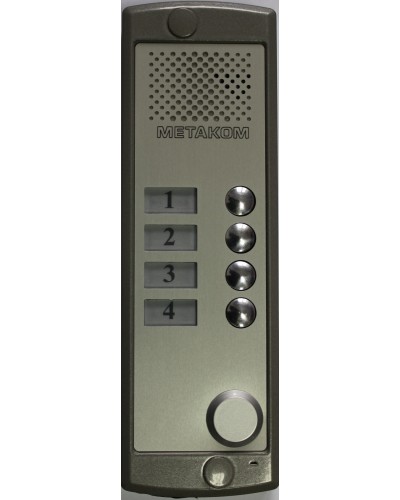 Блок вызова домофона Метаком MK4-K-RF в Муроме Блоки вызова многоабонентные Pintop.ru