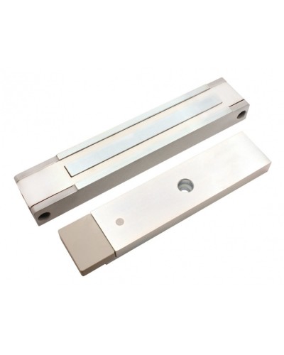 Электромагнитный замок с датчиком состояния двери ALeko ALM-400P (24В серый) в Муроме Электромагнитные замки Pintop.ru