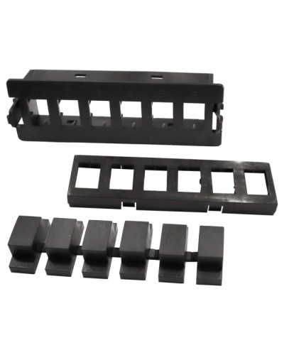 Вставка на 6 MPO адаптеров на место MPO кассеты LANMASTER (LAN-MCSP-6MPO) в Муроме Патч-корды оптические Pintop.ru