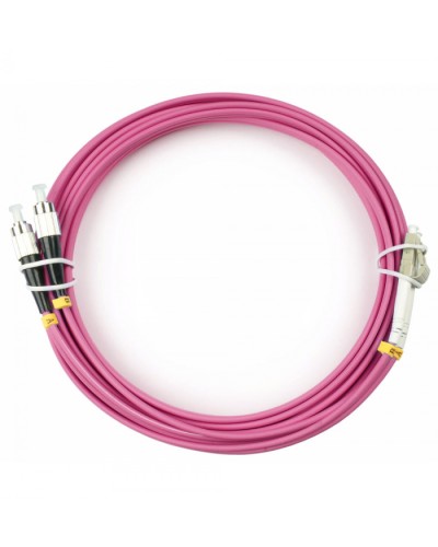 Шнур оптический duplex LC-FC 50/125 mm OM4 20м LSZH Cabeus FOP-50-OM4-LC-FC-20m в Муроме Патч-корды оптические Pintop.ru